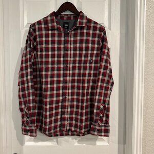 Red Flannel Button Down by Vans